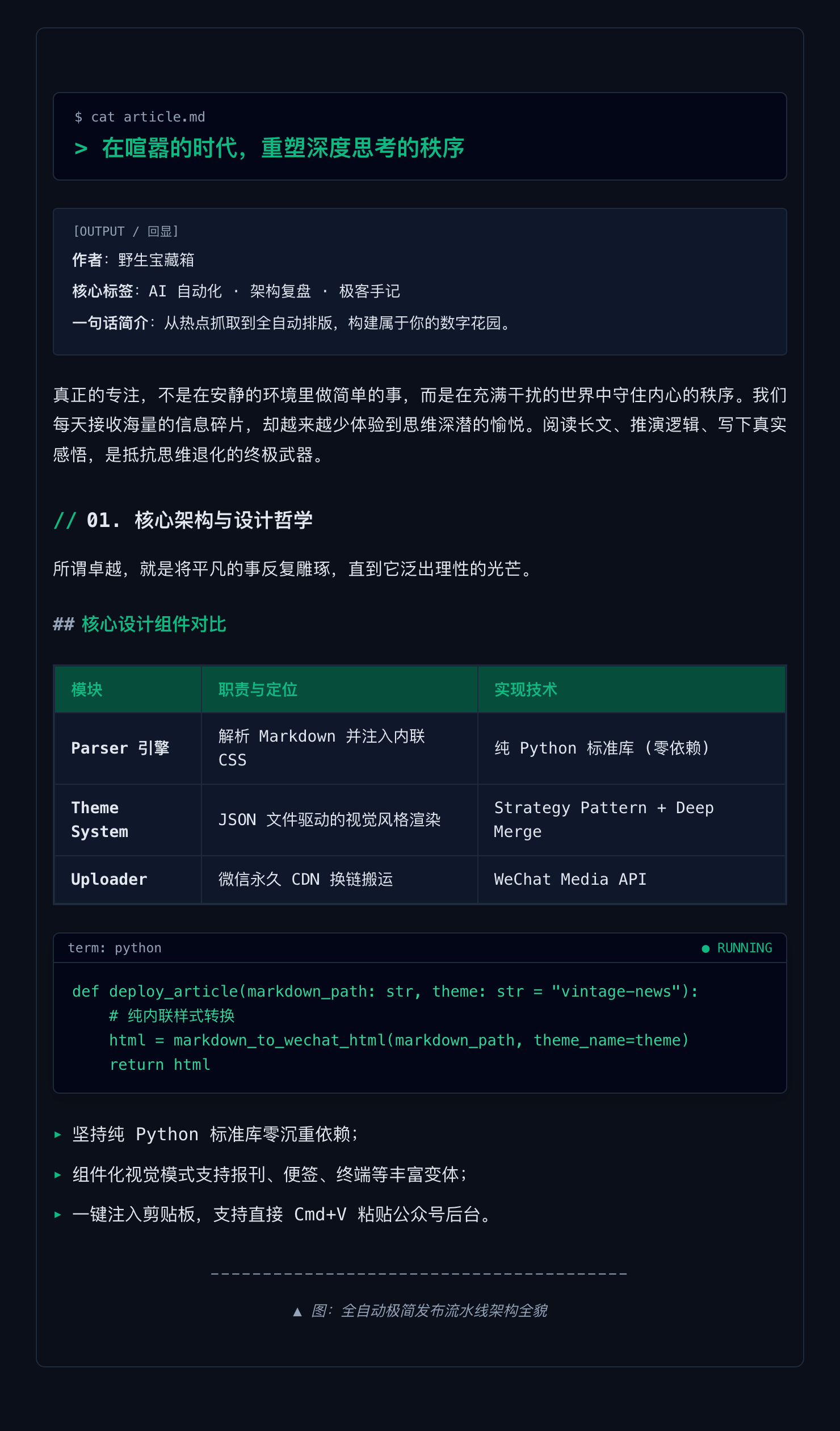 极客终端风格